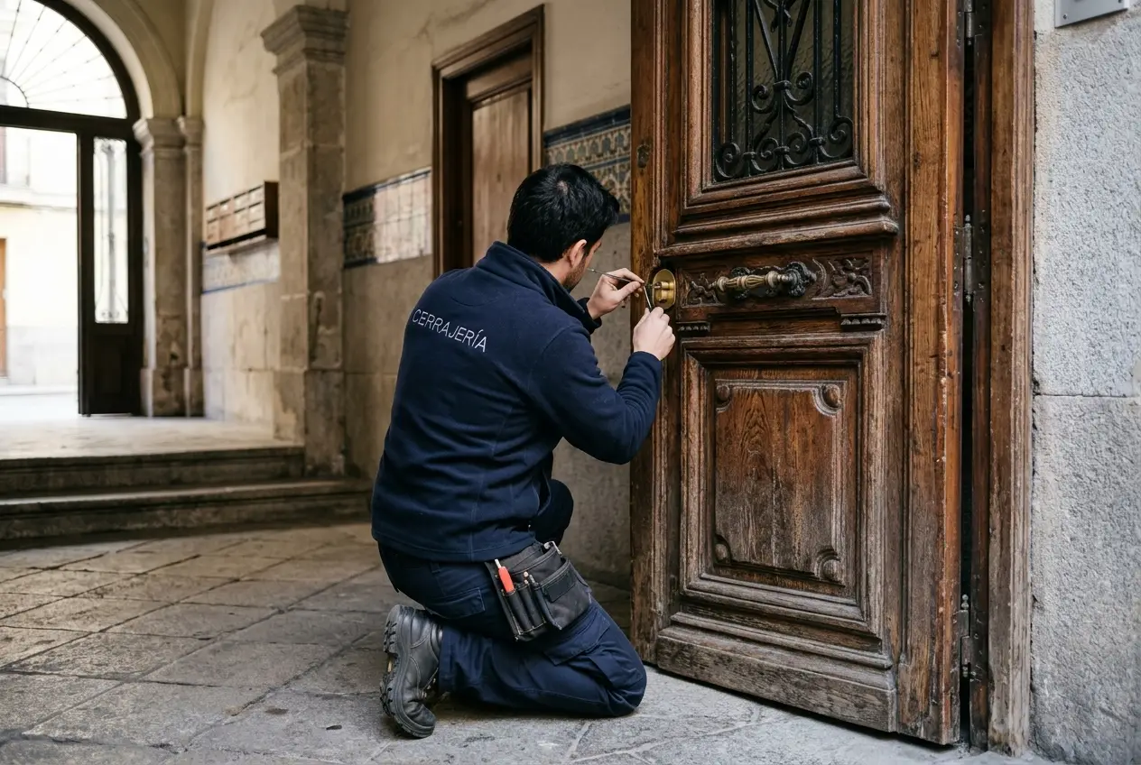 Portal de un edificio de viviendas